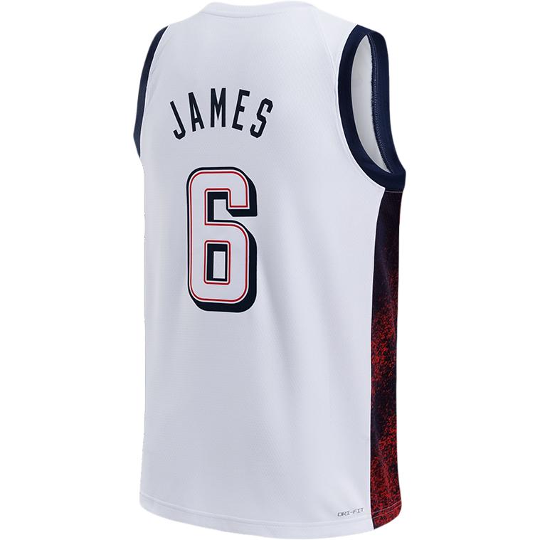 Nike Dri Fit Basketball Jersey Unisex White FV5517-100-6