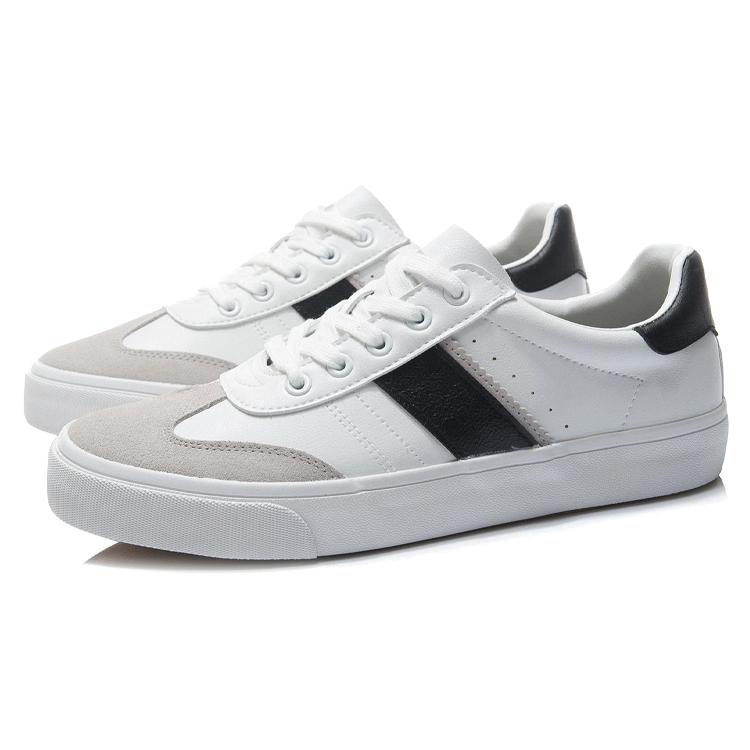 New LiNing Vulc Lite Low Top Skateboard Shoes Men's White Black AGCR339-2