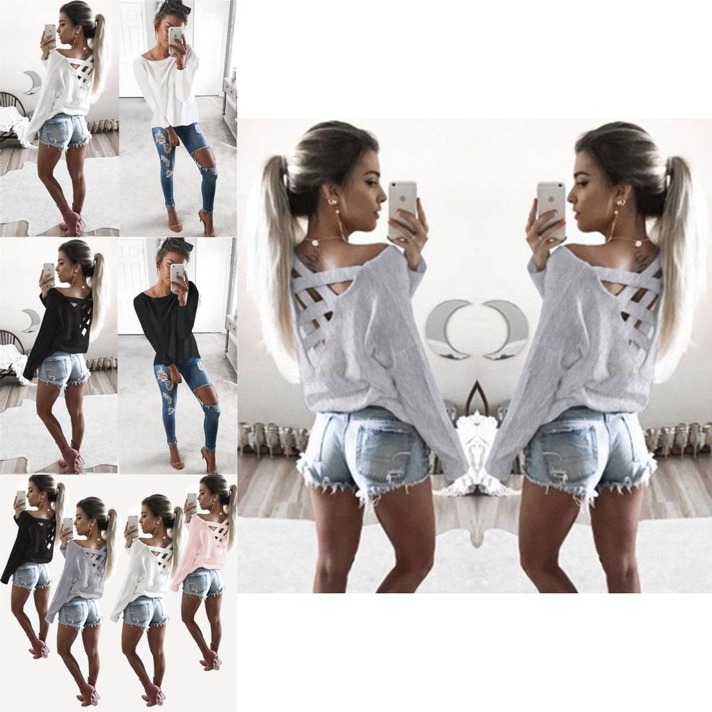 Premium Quality Mode Femmes Long Sleeve Tops For Casual Cotton T Shirts