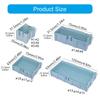 Interchangeable Mini Organizers Box Set Electronic Components Box For Beads Screws Fishing Tackle In Multiple Colors