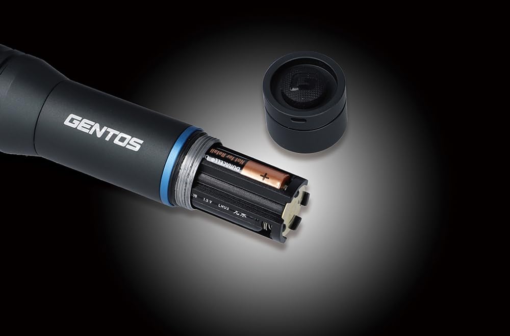 GENTOS LED Flashlight Lumens Brightness 3 Hours Runtime Dustproof Water Resistant 1m Uses 3 AAA Batteries Stella [520 / / / / Waterproof] ST-143D
