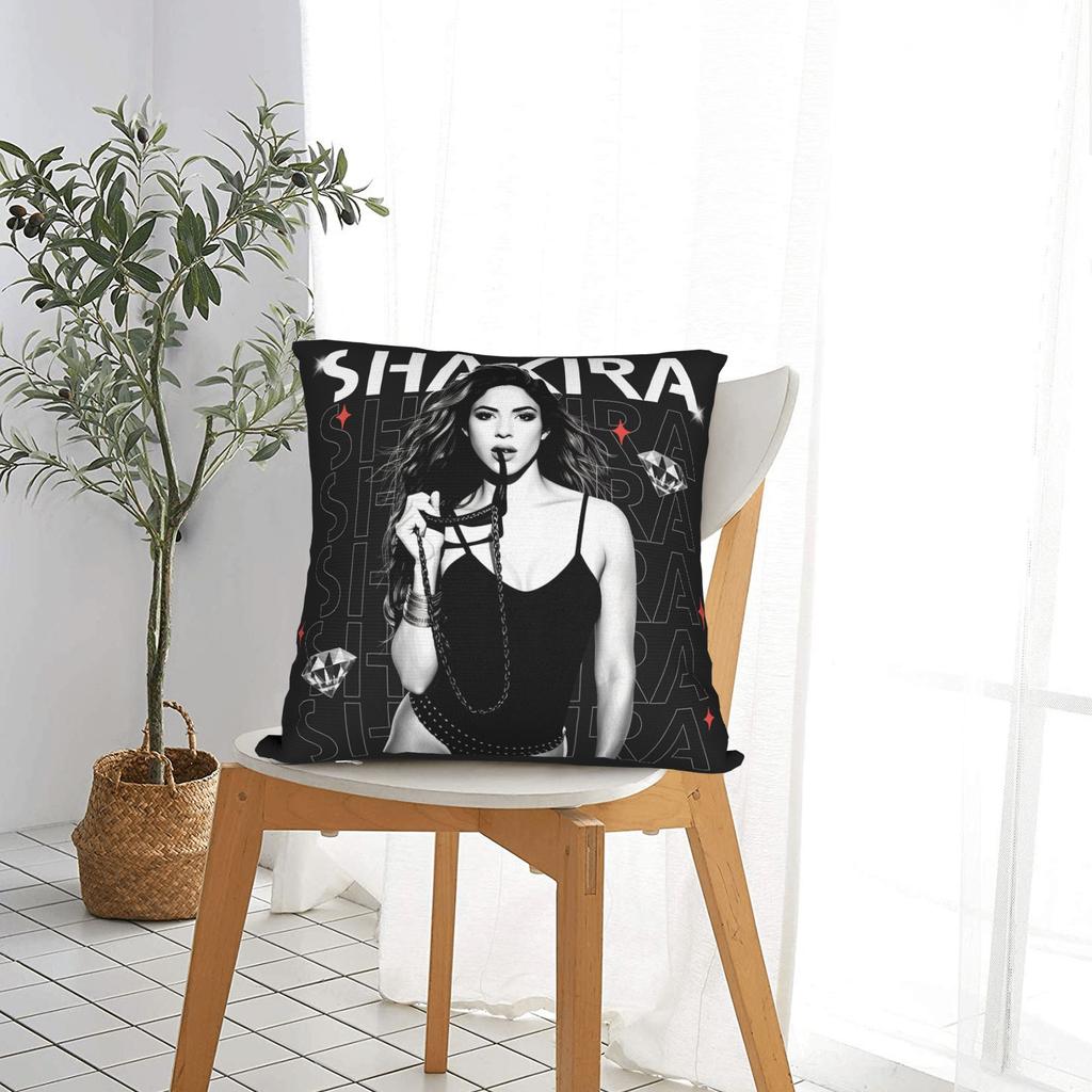 Shakira Las Mujeres Ya No Lloran Pillow Cover Comfy Cushion Cover Novelty Pillow Case For Living Room Bed Chair