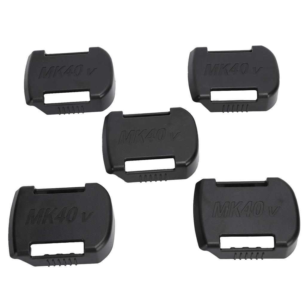 5Pcs Lithium Battery Holder ABS LiIon Battery Mount Storage Slot for Makita 40V