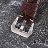Handgefertigte Rindsleder-Uhrenarmbänder 20mm 22mm 24mm 26mm Vintage Crazy Horse Leder-Uhrenarmband für Panerai für Omega Schnitzerei Armband