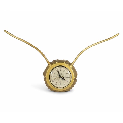 

Harry Potter Golden Snitch Replica Desk Clock | Battery-Operated Clock | Geek Decor for Bedroom, Bedside Table, Desk, or Office | Collectible Quidditc