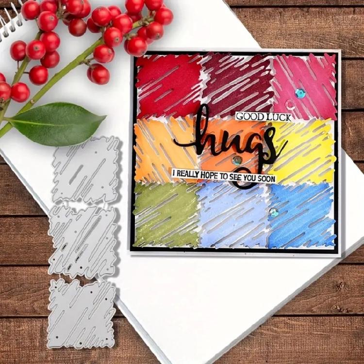 Watercolor Cutting Dies for Photo Scrapbooking Card Making Decorations Embossing Stencils Carbon Steel Die Cuts