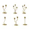 Iron Candlestick Holder Nordic Wedding Metal Candle Stand for Home Room Decor