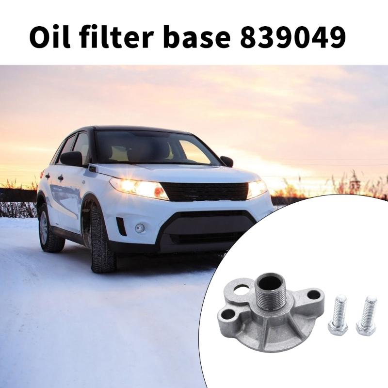 Automotive Accessories for Spin On Bypass 305 307 Oil Filter Adapter 839049 Replacement Filter Adapter Quick Install