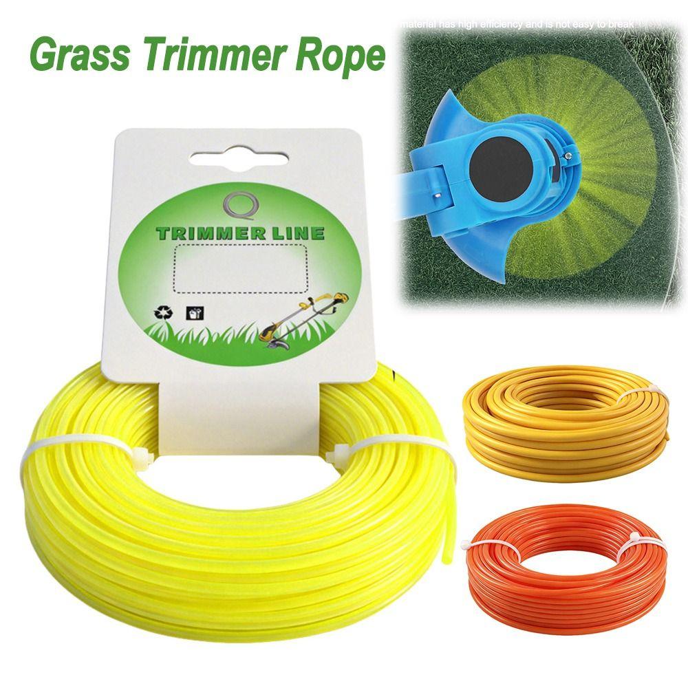 Nylon Grass Rope Round/Star Line Mowing Wire Durable Grass Trimmer Rope for Brush Cutter Strimmer