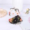 Women  Floral Mini Hasp Retro Clutch Bag Small Wallet Credit Card Holder Coin Purse