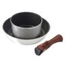 IH Frying Detachable Phyllite Pan, Pot, Handle, 3-Piece Set, Mirror, ND-5631,