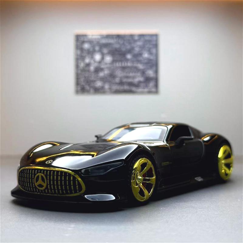 1/32 Mercedes-Benz AMG Vision GT Alloy Model Car Toy Diecasts Metal Casting Sound and Light Car Toys for Children Vehicle