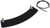 POSH FAITH Motorcycle Front Fender Plate, Black, Universal, 010015-06