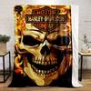 Harley-Davidson Skull Design Blanket Flannel blanket for bedroom, living room, sofa, and nap sofas.