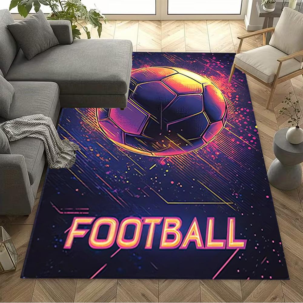 1pc soccer ball rug home carpet design for office decor gift living room bedroom