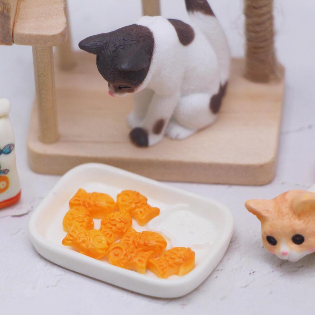 Miniature Wooden Dollhouse Cat Climbing Frame - BJD Doll Furniture Props