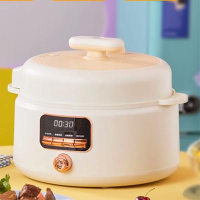 Oală de orez electrică automată sub presiune 220V Arată de orez inteligentă 3L Multicooker antiaderent Oală de gătit alimente cu 2 capace de oală