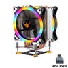 12th Gen Silent CPU Cooler: 12CM Tower with 4 Copper Pipes, Multi-Platform Compatibility for 1700 Pin & 115X/1366, 4-Pin Desktop