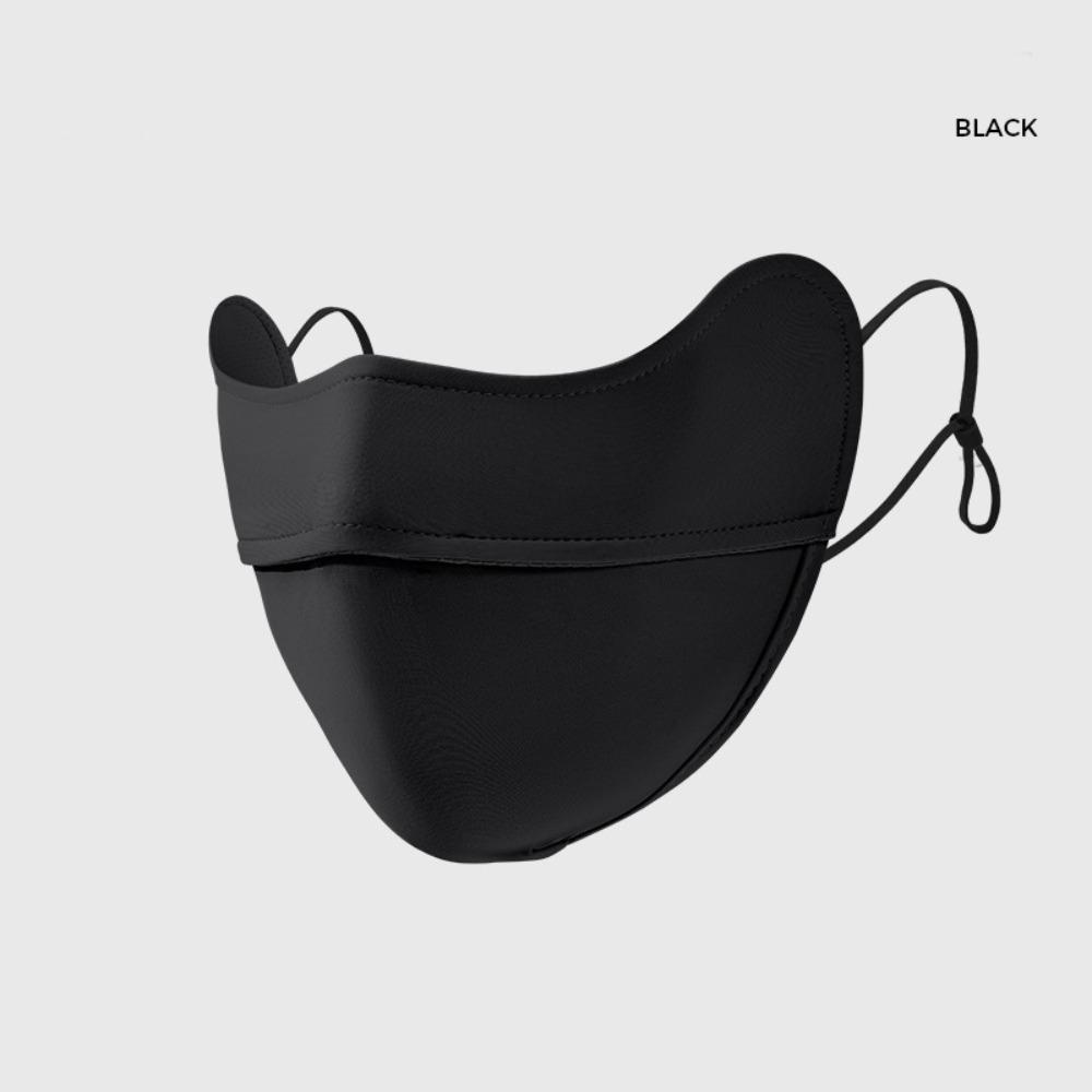 Breathable Ice Silk Sunscreen Mask Sunscreen Face Scarf Face Gini Mask Summer Face Cover  Sports