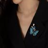 Luxury Brooch Women'S Exquisite Embroidery Butterfly Brooch Fashion Personality Pin Elegant Temperament Suit Accessories