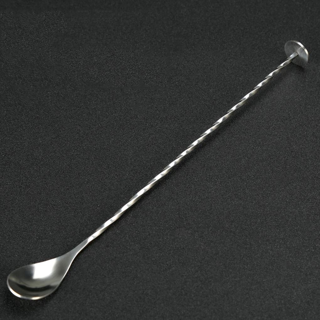 Drink Shaker Handily Gripped Mixing Spoon Pub Supplies Restaurants Cocktail Muddler Exquisite Stainless Steel Drinking Stirrer