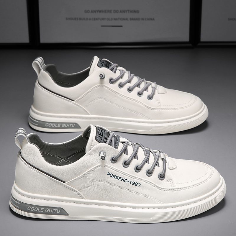 Men's shoes spring and autumn 2025 new breathable youth board shoes Korean version trend niche versatile low-top shoes lightweight board shoes