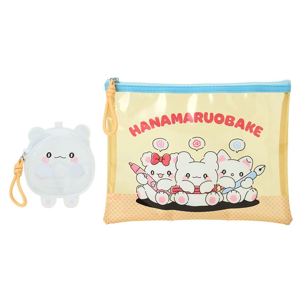 Sanrio Clear Pouch Set of 2 (with friends) Hanamaru Ghost Ages 3 and up 764655