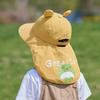 Cute Big Brim Children's Sun Hat Extended Shawl Foldable Sunscreen Hat UV Resistant Thin Sunshade Hat Summer