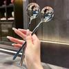 Meal Spoon Stainless Steel Spoon Household Dinner Spoon Korean Long Handle Tableware Thicken Stirring Ice Spoon