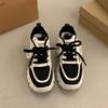 Women's Shoes New Summer Mesh Breathable Thick Sole Inner Height Increase Dad Shoes Small Sports Shoes Versatile