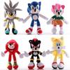 Adorable 28cm Sonic The Hedgehog Shadow Amy Rose Knuckle Tail Plush Toy For All Ages