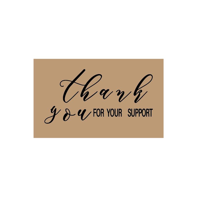 Simple Laser-Engraved Thank You Cards - 30 Pack