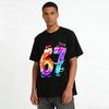 Colorful Dessert Print Number 67 Casual T-Shirt Pure cotton T-shirt