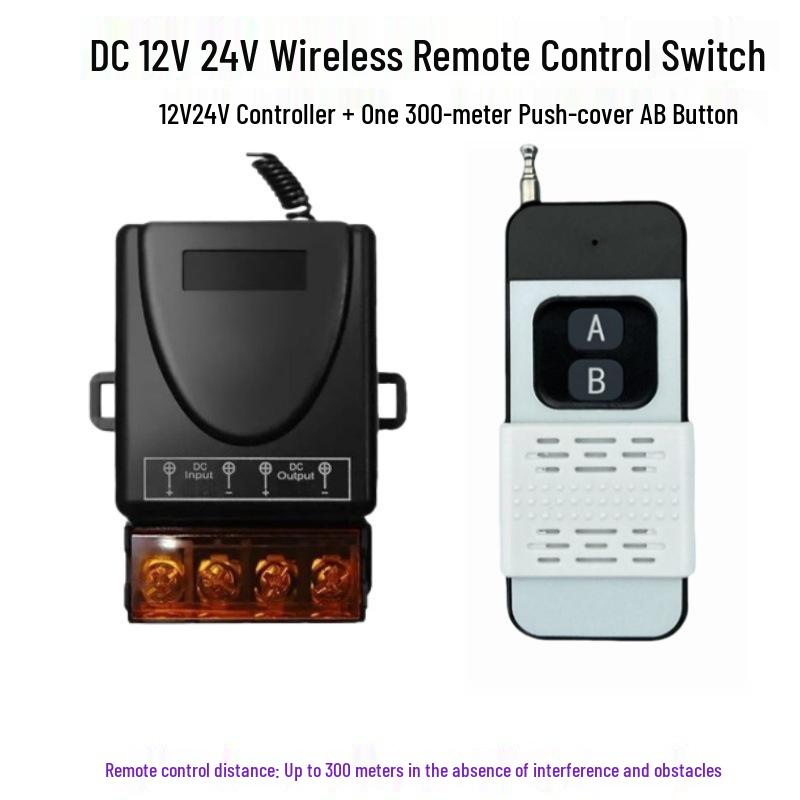 Multi-Voltage Wireless Remote Control Switch for Water Pumps and Electric Vehicle Lighting