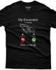 Excavator Shirt, My Digger Is Calling And I Must Go, Construction Operator Gift