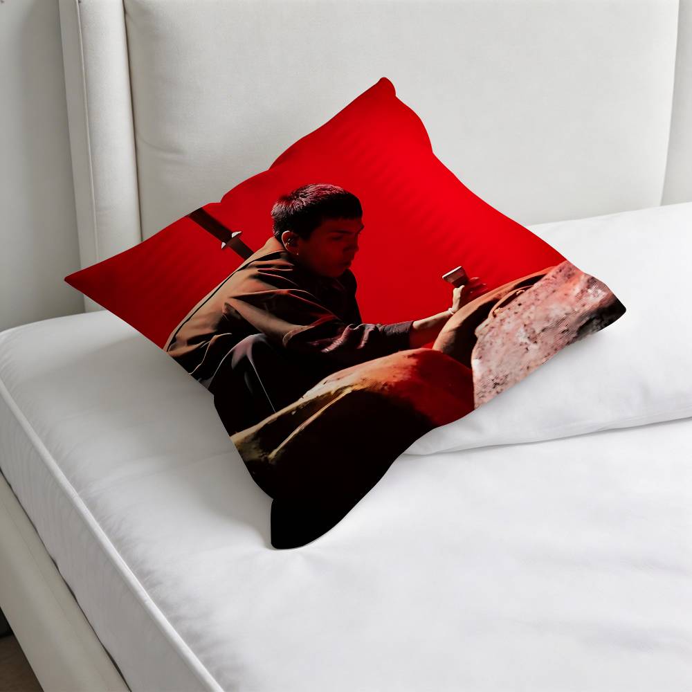 MMilo J Singer Cool Decorative Square Pillow Cover Modern Cushion Case for Living Room Bedroom