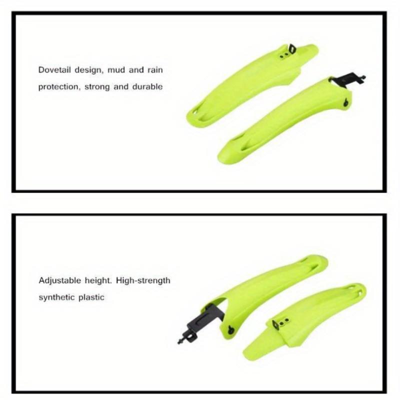 Mountain Bike Mudguard Set Bicycle Mudguard Wings Front and Rear Fenders 1 Pair