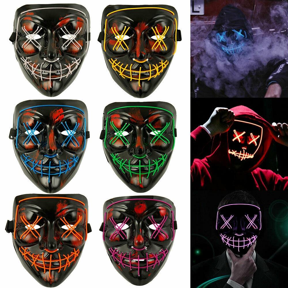 3-Modi Halloween Gruselmaske für Cosplay mit komfortablem, einzigartigem, ergonomischem Design