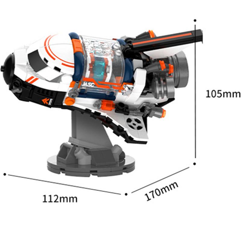 2025 MOC Aerospaces Astronaut Rocket V Launch Space Station Spacecrafts City Building Blocks Classic Model Bricks Kits Ideas