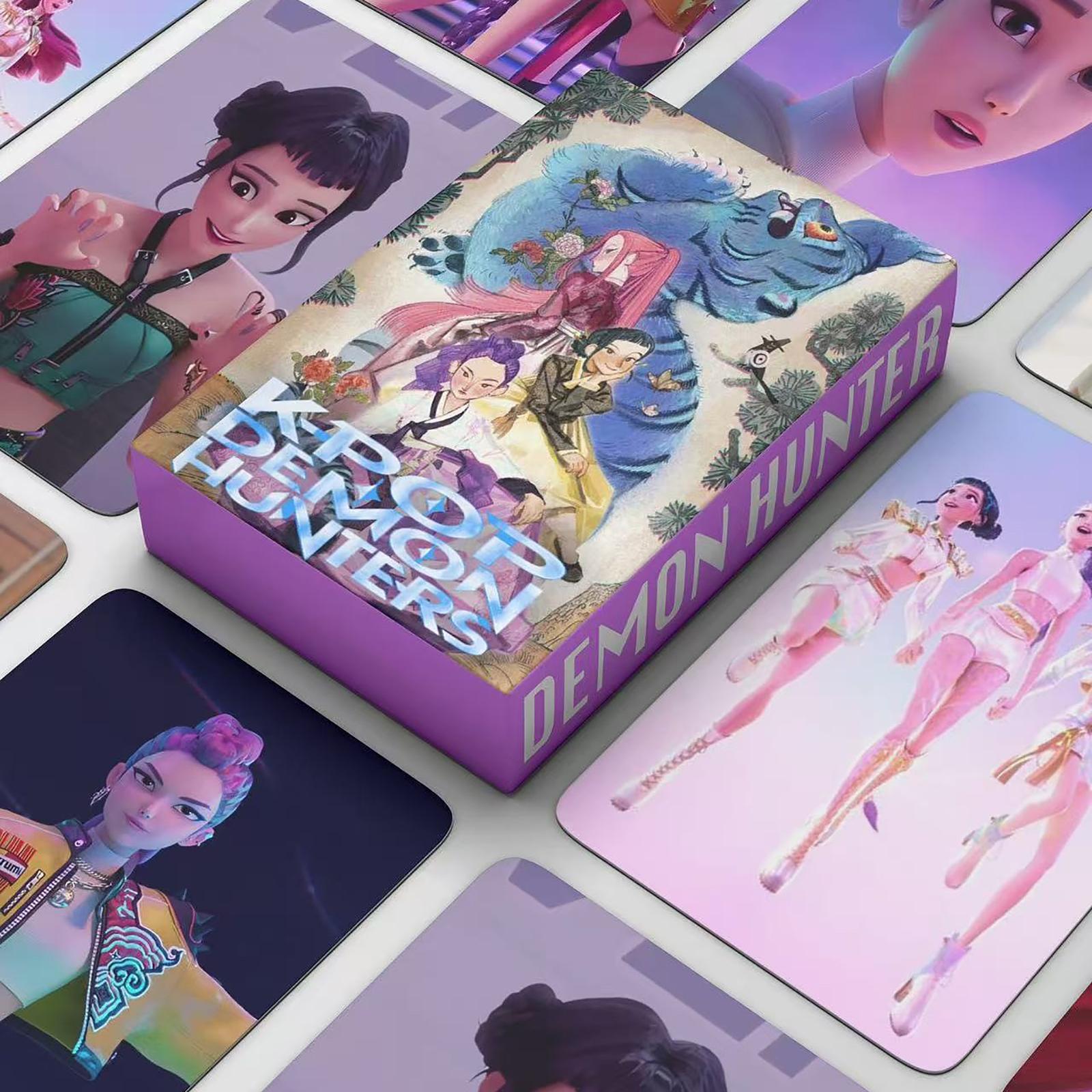 

Набор из 55 коллекционных карточек с мультяшными фотографиями в стиле аниме, сувенир One Size