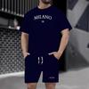 Summer 2025 Men's Outdoor Sports Suit: Breathable Casual Two-Piece Set