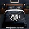 Set Biancheria da Letto Leeds United 1 Copripiumino + 2 Federe Morbido Traspirante Biancheria da Letto per la Casa