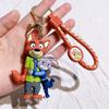 2024 Cute Silica Gel Keychain From Zootopia Cartoon Character For Kids And Collectors