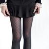 Nylon Patterned Tights With Shaping And Friction Resistance For Women