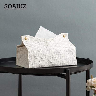 Porta Fazzoletti in Pelle PU Domestico Semplice Scatola di Carta Nordica