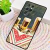 Traditionelle Bier- und Brot-TPU-Handyhülle für Samsung Galaxy note 10 pro S26 S25 S24 S23 S22 Ultra Plus S21 FE S20 Hülle