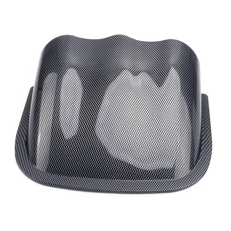 2'' 52mm Car Triple Dash Gauge Meter Pod 3 Hole Dashboard Mount Holder Front Carbon Fiber Style