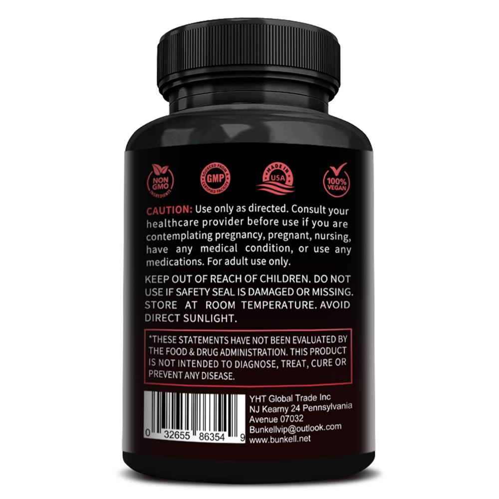 Suplemento Dietético de L-Arginina Hcl, Con Extracto de Corteza de Pino Francés, 120 Cápsulas por Botella