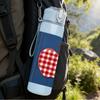 1PC Apple Checkered Book 750ml Color Plastic Sports Water Bottle Leakproof Flip Straw Lid For Sports Office Home Use