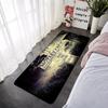 Doormat Flannel Floor Mat M-Motley Crue Indoor Foot Rug Cozy Bedside Mats Kitchen Corridor Water Absorbent Carpet Balcony Decor